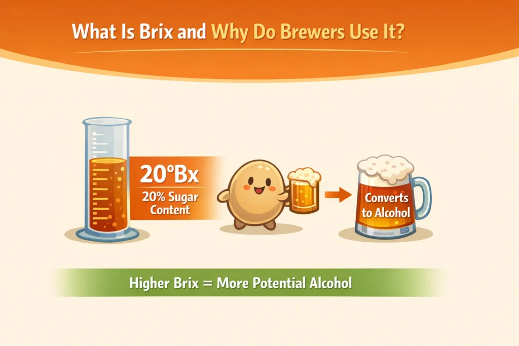brix to sg and abv calculator
