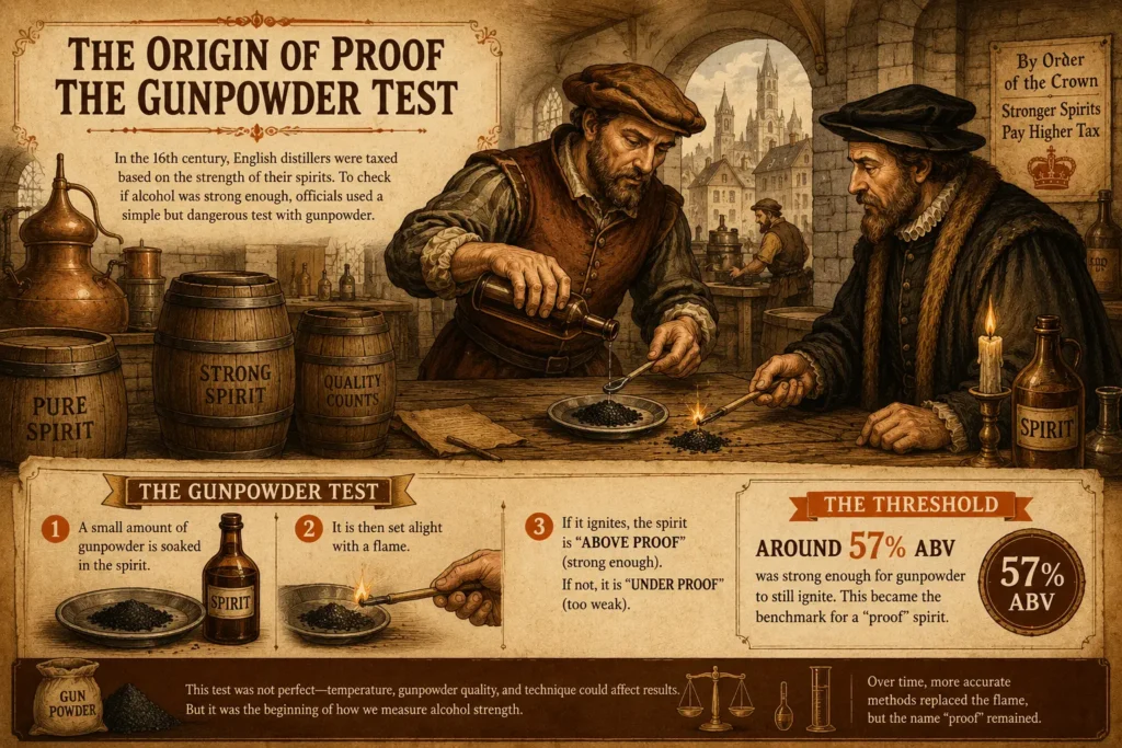 Where Did Proof Come From The Gunpowder Test