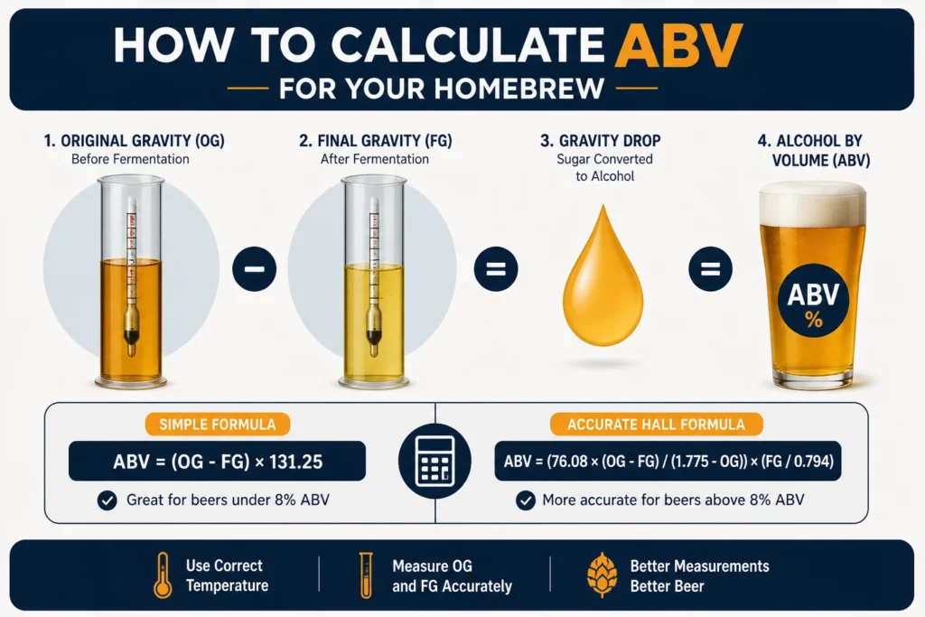 homebrew abv calculator