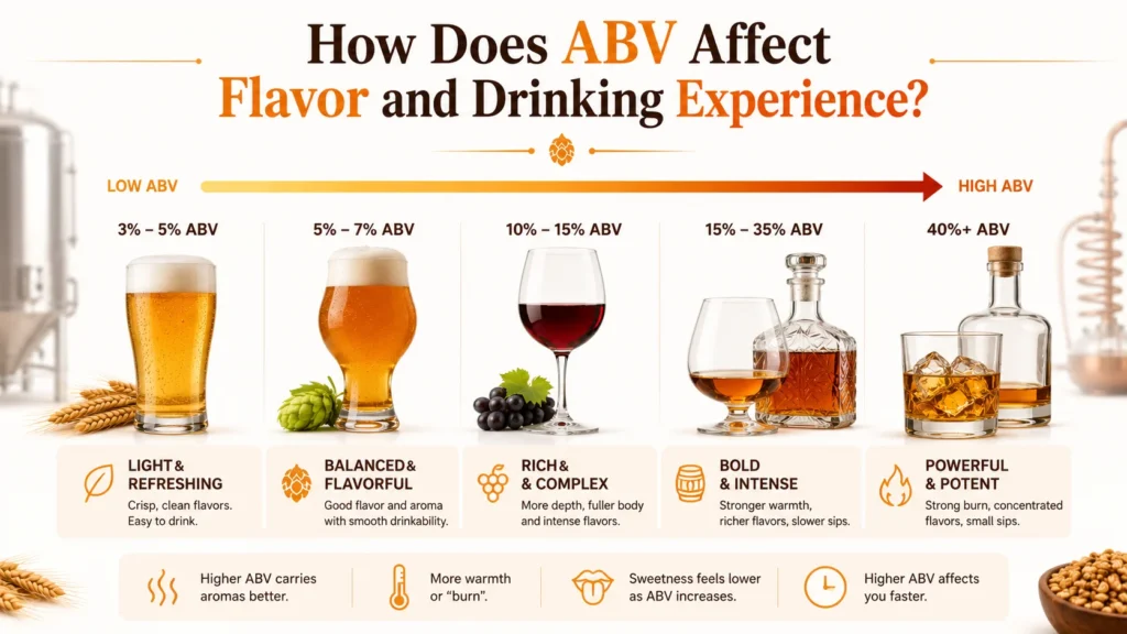 How Does ABV Affect Flavor and Drinking Experience?