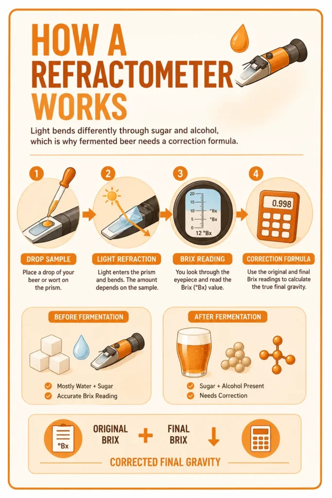HOW A REFRACTOMETER WORKS